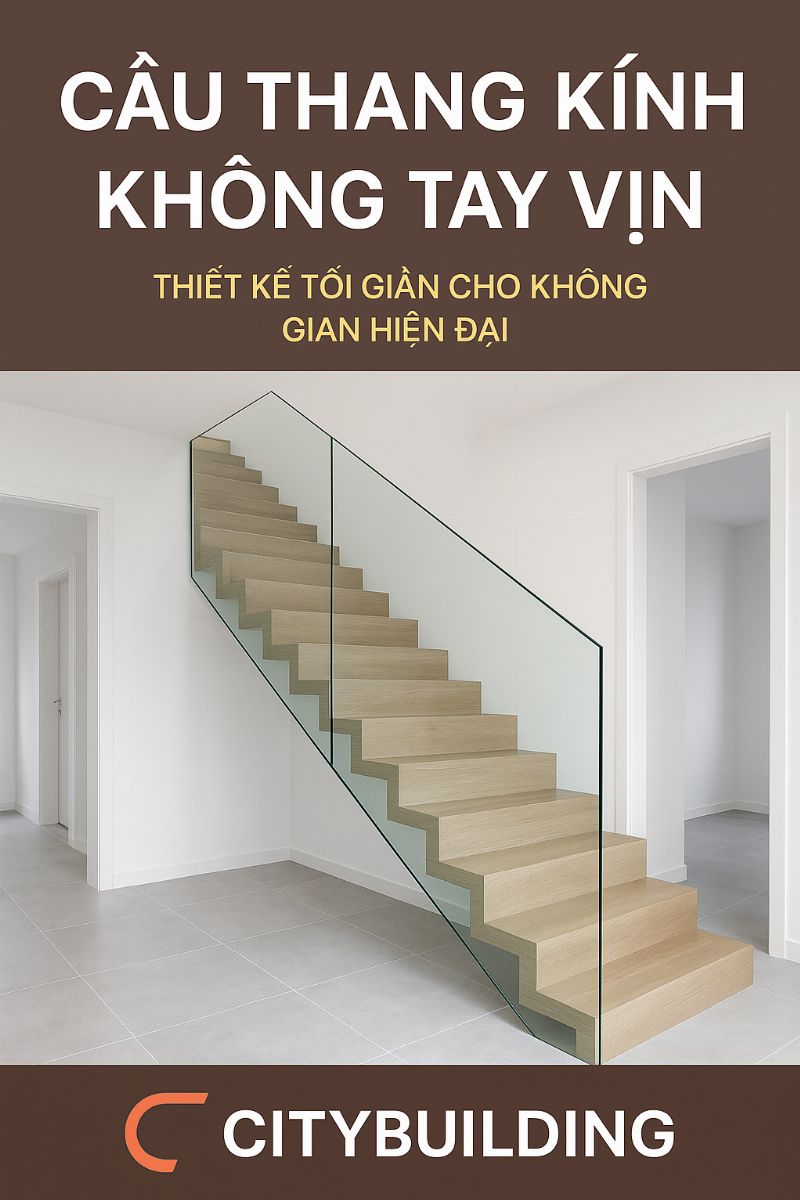 Cau thang nha nho hien dai thiet ke toi gian